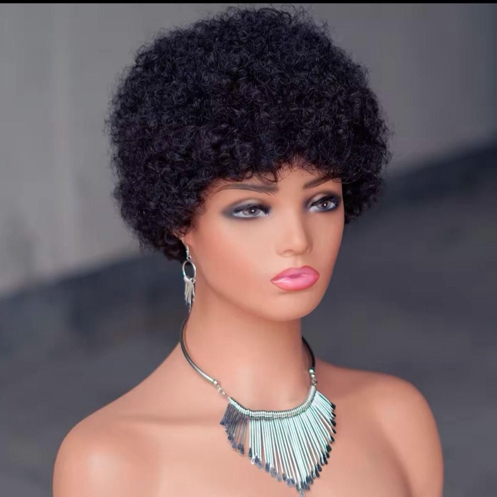 Chic Curly Black Wig for Women